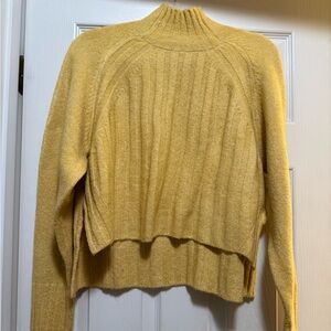 Cozy Mustard Turtleneck Sweater